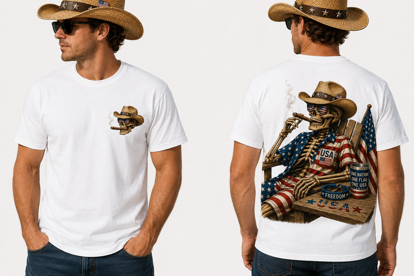 USA FREEDOM SHIRT - white