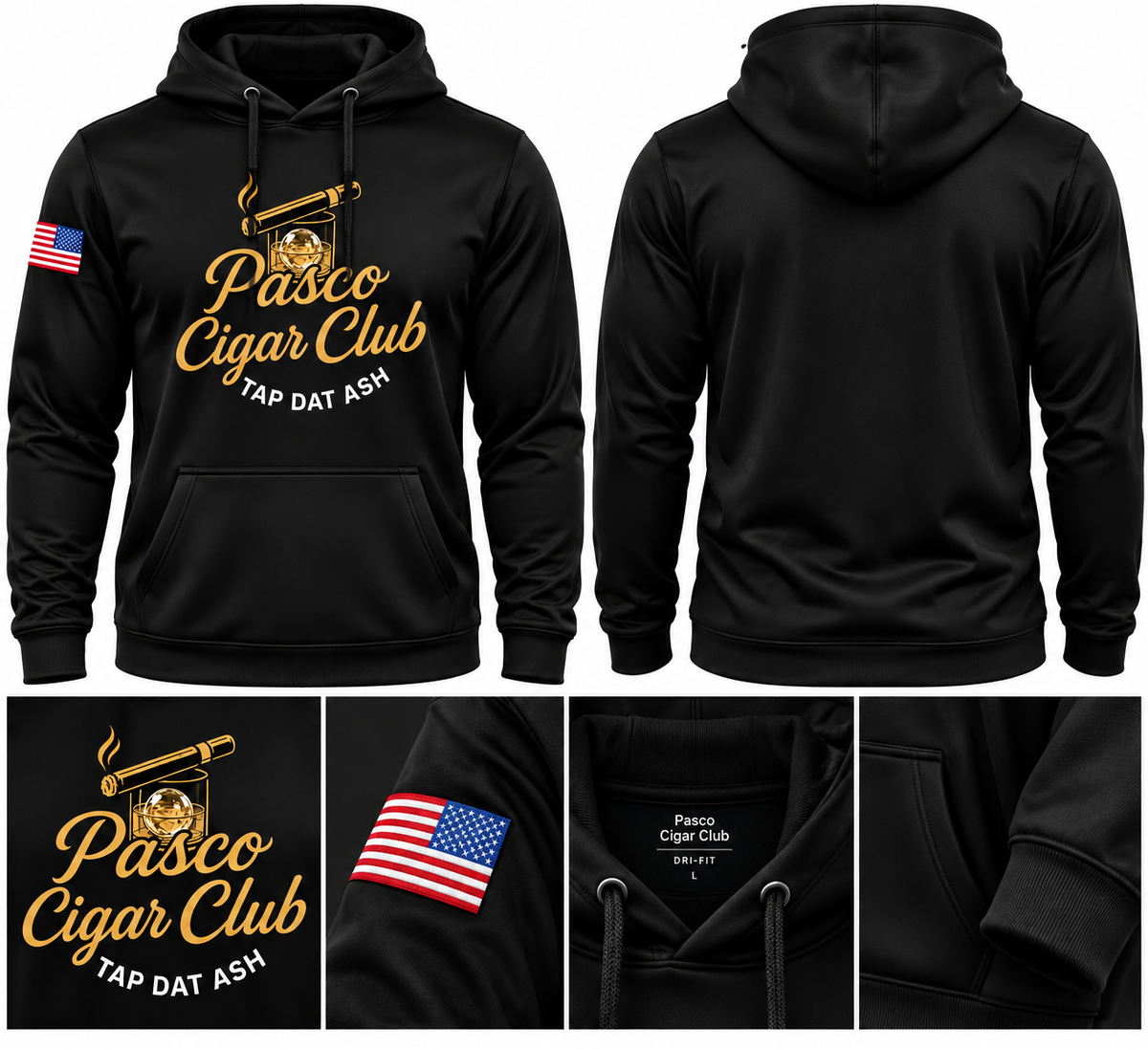 Black Fleece Hoodie